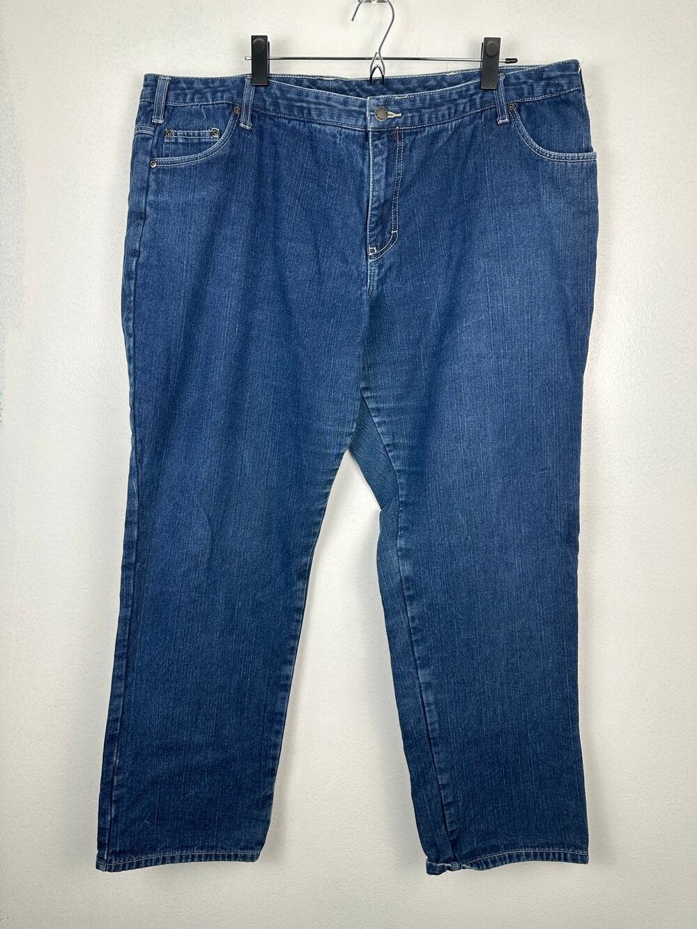 Dickies Denim Jeans Men's Regular Straight Fit Work Wear Pants Blue Sz 42x30